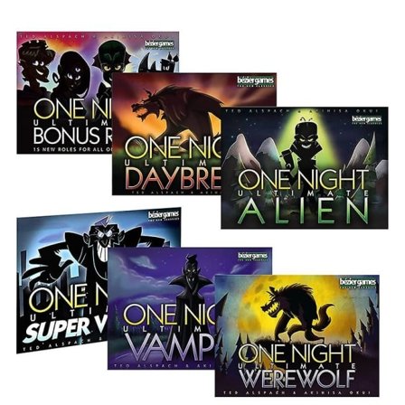 One Night Ultimate Werewolf Lautapeli Hauska Perhe Aamunkoitto Korttipeli Vampyyri