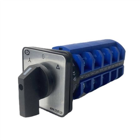 Stjärnkamomkopplare 5 Poler 3 Lägen LW2663/5 0YD 63A 20 Terminaler Omkopplare Vridströmbrytare Silverkontakt