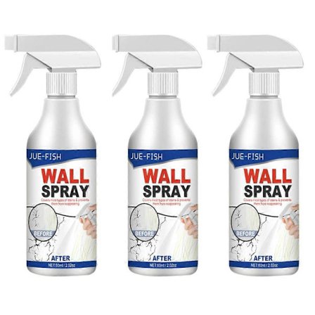 Veggmalingsspray for veggreparasjon, veggreparasjonsspray, vannbasert maling hvit peel, dekker flekker og forsegler takmaling