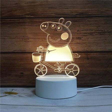 2025 Siste Modell 3D Nattlys Akryl Bordlampe Atmosfærelys Julegaver Flotte gaver til venner