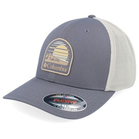 Columbia - Grå trucker Keps - " Mesh Ball Cap City Grey Dark Stone Trucker" @ Hatstore