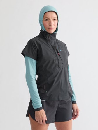 Klättermusen Vidre Zip SS Jakke Dame - Black - M