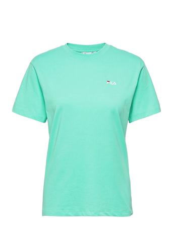 Women Eara Tee T-shirts & Tops Short-sleeved Grønn FILA*Betinget Tilbud