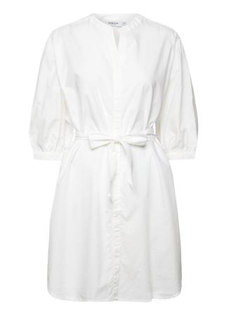 MSCH Copenhagen Mschabiella 3/4 Shirt Dress Vit