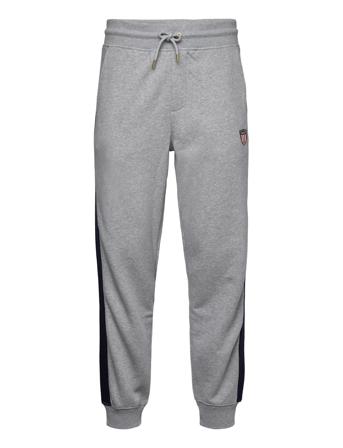 D1. Banner Shield Pants Sweatpants Hyggebukser Grå GANT