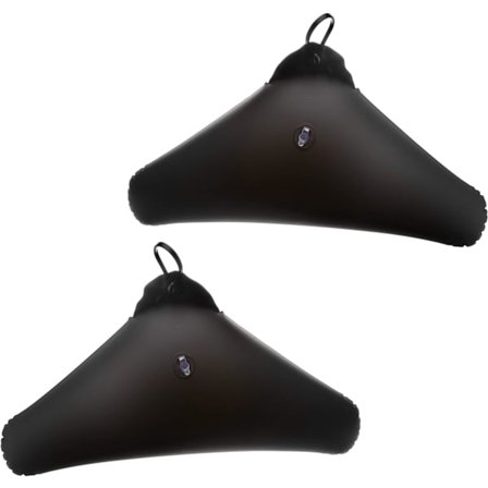 Syvä musta henkari - 2 kpl, ilmatäytteinen, polyeteeni, 42,5 x 22