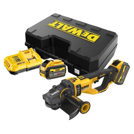 Dewalt DCG460X2-QW Vinkelslip med batteri och laddare, Maskiner