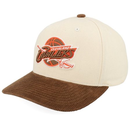 Mitchell & Ness - Beis adjustable Gorra - Cleveland Cavaliers Tawny Pro Crown Cream/Brown A-Frame Adjustable @ Hatstore