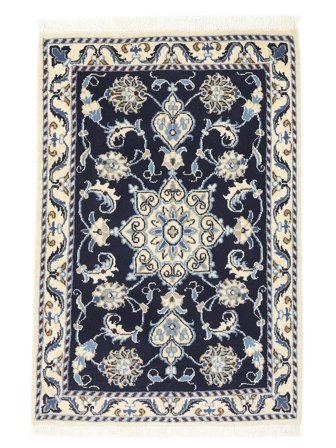 Noué À La Main Naïn Tapis 60X90 De Laine Petit