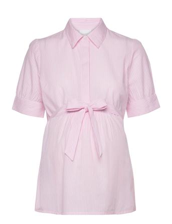 Mlleticia 2/4 Wo Shirt 2F Mamalicious Pink