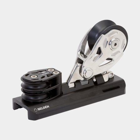 Seldén System 42 - Genoa Ball Bearing Car, Double Roller Bearing Sheaves, 4:1 Purchase (444-190-02)
