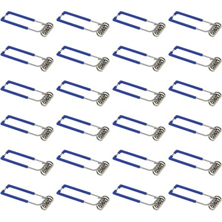 Pakke med 24 fjærklemmer for innfelt spotlight GU10 MR16 1,5 x 60 mm