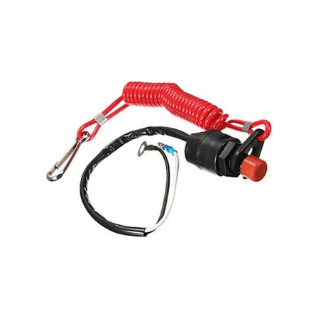 Nødstoppbryter for båtmotor for Tohatsu Nødstoppbryter Avstengningsbrytere med sikkerhetsstropp Lanyard
