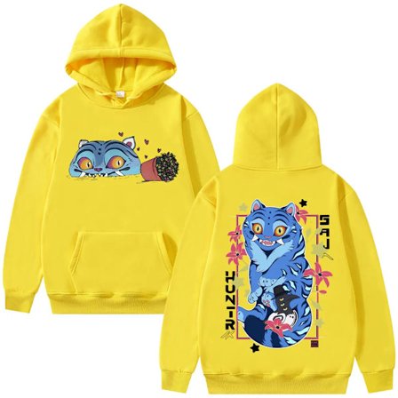 Limited Movie Kpop Demon Hunters Derpy Tiger Hettegenser Herre Dame Mote Tegneserie Trend Genser Unisex Casual Oversized Pullover