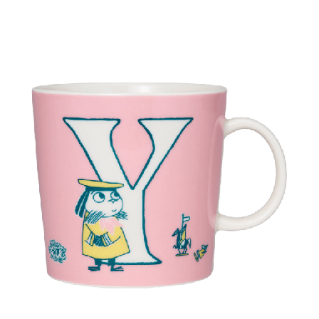 Arabia Muminmugg 40 cl ABC Y Kök & matlagning Rosa 0,4 L