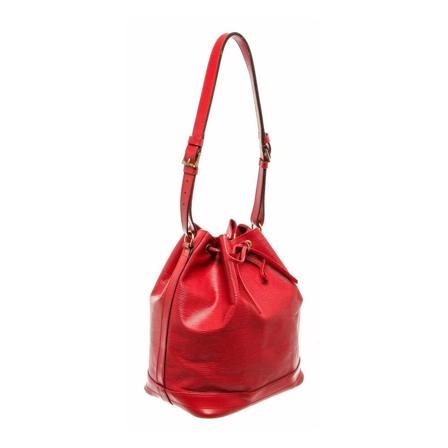 Louis Vuitton Vintage Pre-owned Louis Vuitton Red Epi Leather Noe Bucket Väska röd, Dam Vintage Väskor, Dam, Storlek: ONE SIZE