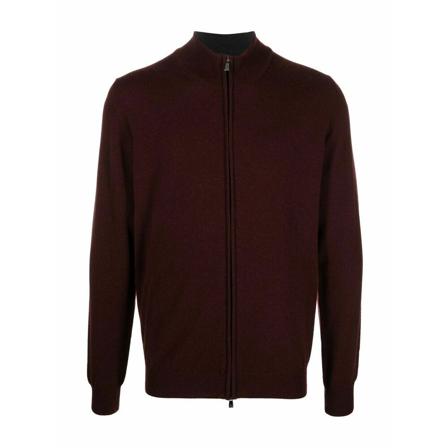 Corneliani Zip-throughs röd, Herr Tröjor, Herr, Storlek: 4XL