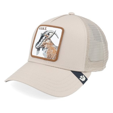 Goorin - Beige - trucker - Cap - Goat Biscuit A-Frame Trucker - Hatstore