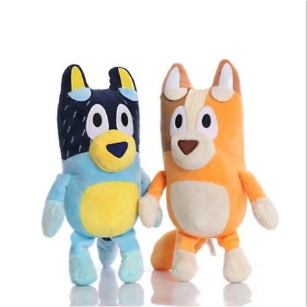 Bluey And Bingo Dog Friends Plysjleketøy 28 cm utstoppet dukke