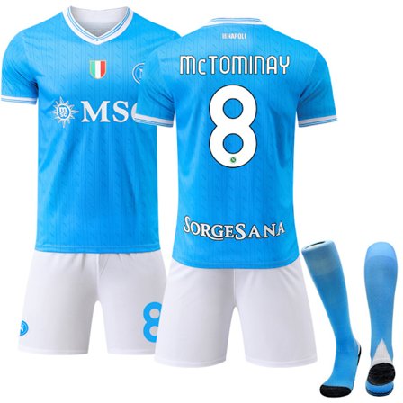 2025-2026 Napoli Lasten Aikuisten Jalkapallopaita Setti No.8 McTominay{AZC} No.8 McTominay