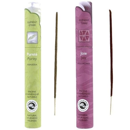 Duo av Ayurvedisk rökelse - Glädje & Renhet