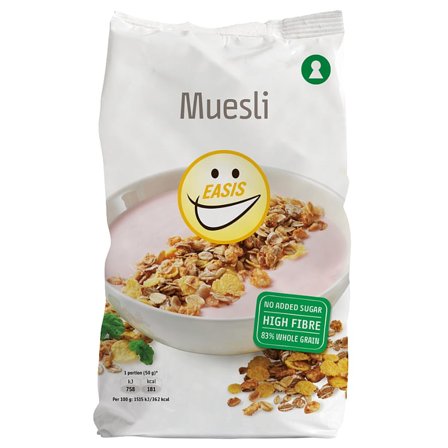 EASIS Muesli 600 g, Helse & Madvarer, Gryn, Flager & Drys, Gryn