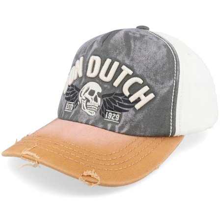 Von Dutch - Black - adjustable - Cap - Logo Baseball Cap White/Grey/Brown A-Frame Adjustable - Hatstore