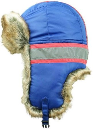 Avignon Flaps Reflex Kids Basic Blue - Vinterluer og Øreklappluer
