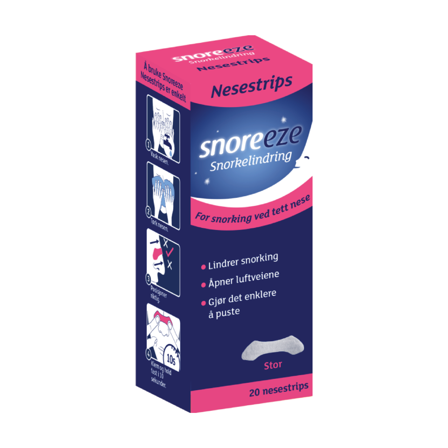 Snoreeze Nesestrips, 20 stk.
