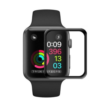 2-Pack Apple Watch 6 44 mm Heltäckande 3D Härdat Glas Skärmskydd