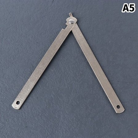 Rustfritt stål To-fold trekkstang Skapmøbeldører Stay