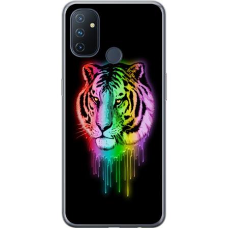 OnePlus Nord N100 Deksel / Mobildeksel - Neon Tiger