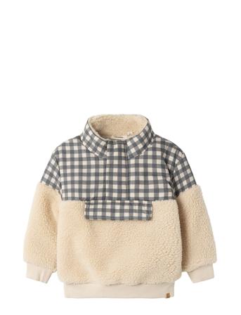Nmmnaolin Loose Jacket Lil Outerwear Fleece Outerwear Fleece Jackets Beige Lil'Atelier