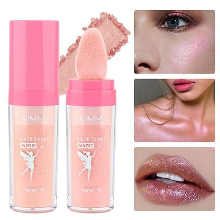 4 farger fe shimmer kontur blush pulver 3dimensjonal reparerende blush for jente ansikt kropp lepper hår kropp glitter sminke