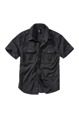Camisa Brandit Vintage Negro M