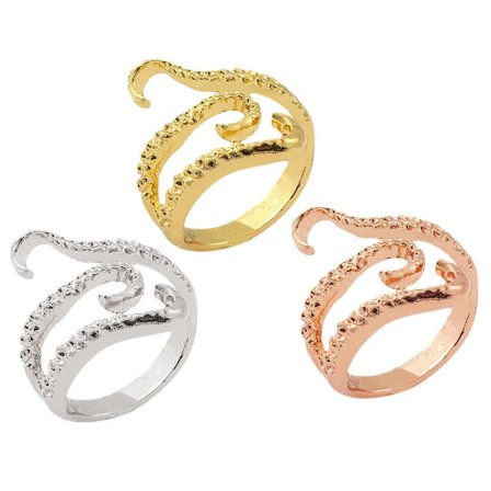 3 stk. Justerbar Strikke Ring Hæklet Ring Strik Tilbehør Octopus Ring