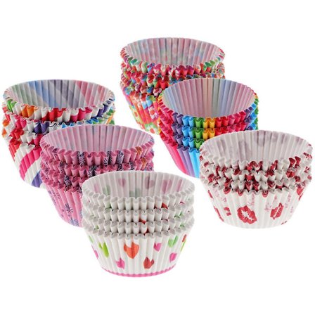 600 stk. Muffinsformer Cupcake Baking Cases Muffinsformer Cupcake Wrappers Bakekopper til Bryllup