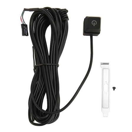 PC-strömbrytare-förlängning Extern Flexibilitet PC-strömbrytare Strömförsörjningskontroll Adaptersladd Datorvärdknapp 5 meter/16,4 fot
