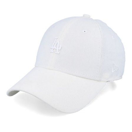 New Era - MLB Vit adjustable Keps - Los Angeles Dodgers Womens Mini Cord Logo 9FORTY White Adjustable @ Hatstore