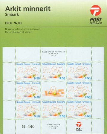 Grønland - EUROPA småark - Postfrisk småark