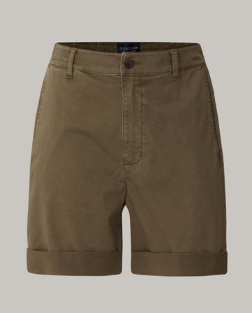 Lexington Marissa Cotton Canvas Shorts, Dark Green