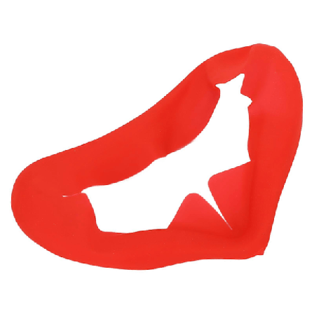 Silikon VR Ansiktsskydd för Quest 2 Svettsäker Ljustät Ansiktskudde Tvättbar Insats VR Ansikts-Nässkydd Röd