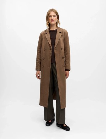 Object Objfenja Lo Long Blazer E Wi 25 - Brown - 40