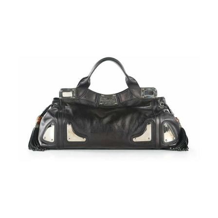 Gucci Vintage, Pre-owned bag Zwart, Dames, Maat:ONE Size,leer