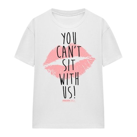 Mean Girls Unisex Vuxen You Can ́t Sit With Us T-Shirt L Vit