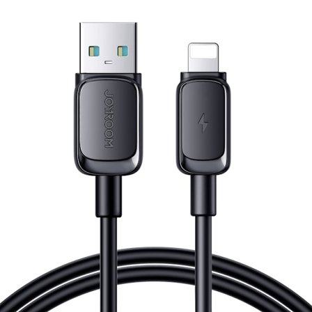 Joyroom USB-A till Lightning Kabel, 3A, 1.2m - Svart