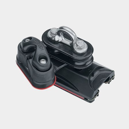 Harken 22mm High-Load Car - Pivoting Sheaves, Cam Cleat (2757)