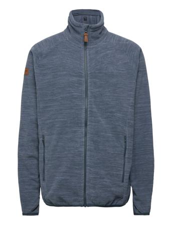Hareid Fleece Jacket Nohood Sweatshirts & Hoodies Fleeces & Midlayers Blå Bergans