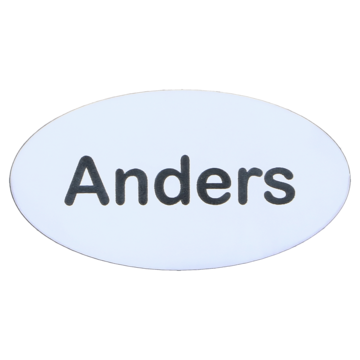 Navneskilt magnet - eget navn