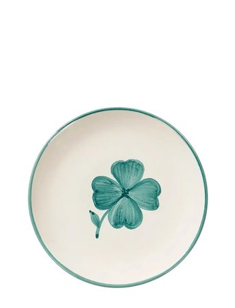 Shamrock Wall Decoration Plate Green Anna + Nina